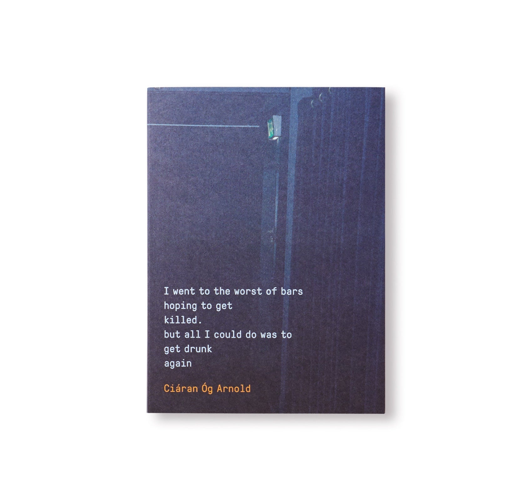 I WENT TO THE WORST OF BARS HOPING TO GET KILLED. BUT ALL I COULD DO WAS TO GET DRUNK AGAIN by Ciáran Óg Arnold [SIGNED]